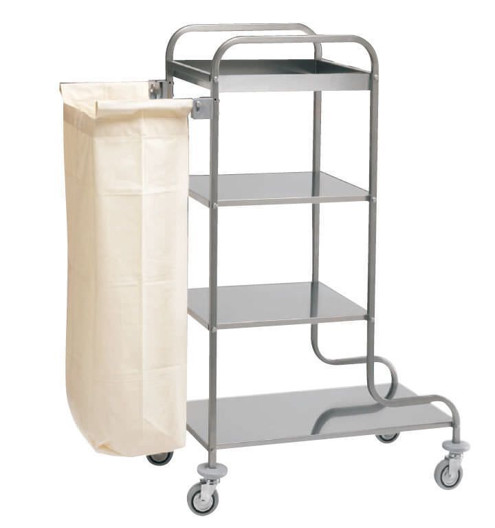 Clean linen trolley / dirty linen / with shelf / 1-bag 10504 Centro Forniture Sanitarie