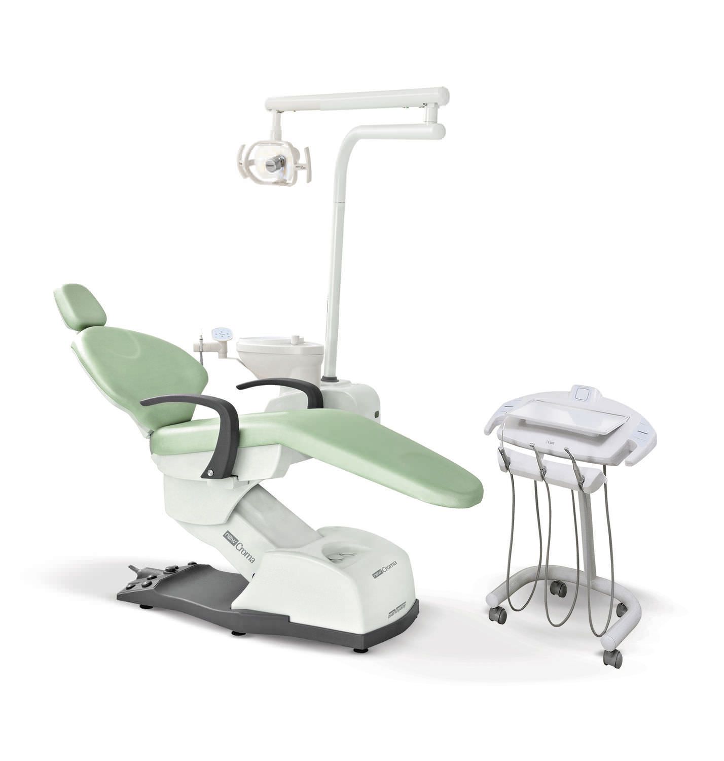Dental treatment unit with lamp / with delivery system CROMA TECHNO CART 2191 DABI ATLANTE