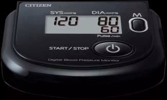 Automatic blood pressure monitor / electronic / arm 0 - 280 mmHg | CH-453 (BLACK) Citizen Systems Japan