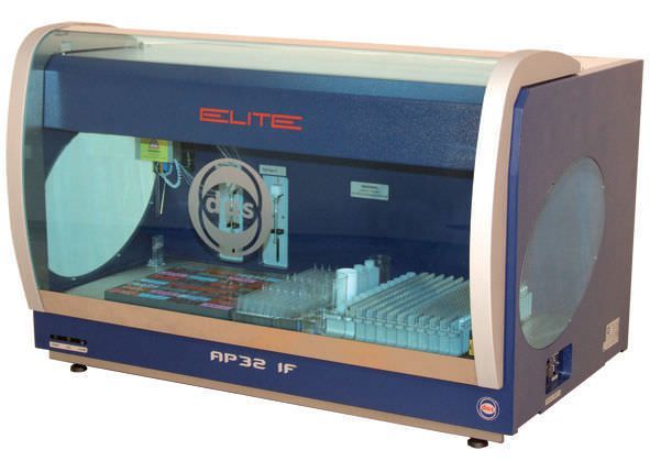 Immunofluorescence assay automatic sample preparation system / slide AP32 IF ELITE DAS srl