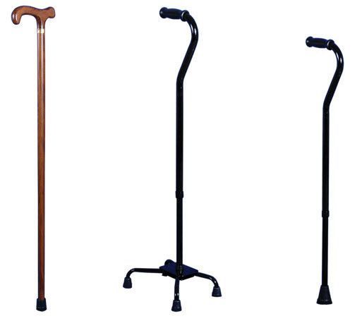 Walking stick with offset handle / height-adjustable / bariatric SW Homecare Sizewise