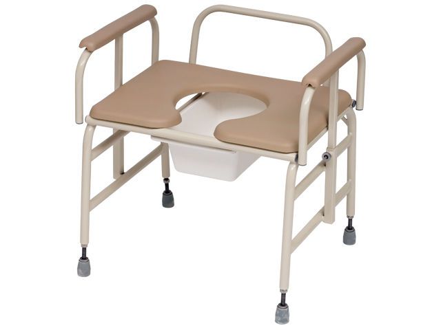 Commode chair / bariatric Bari Drop-Arm Sizewise