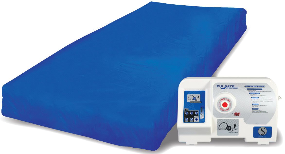 Hospital bed mattress / anti-decubitus / dynamic air / tube SW Pulsate™ Sizewise