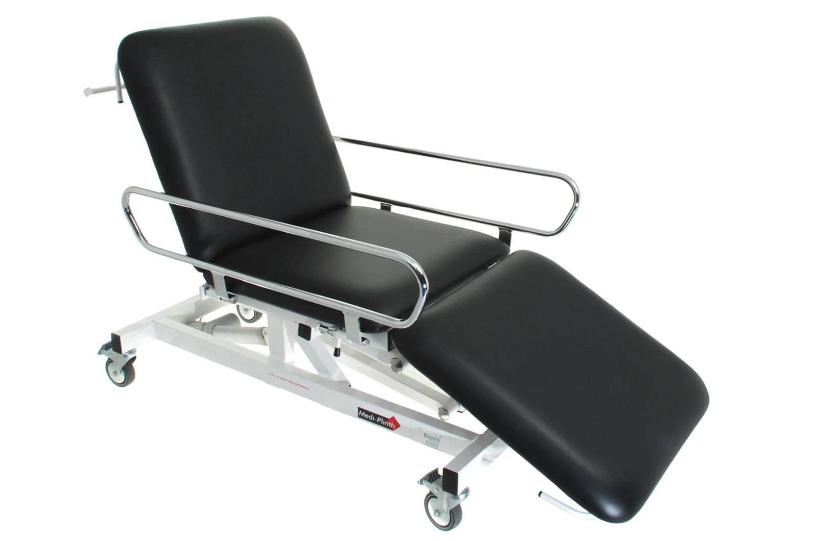 Emergency stretcher trolley / height-adjustable / electrical / 3-section Medi-Plinth