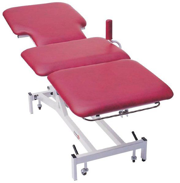 Echocardiography examination table / electrical / height-adjustable / 3-section ECG03E Medi-Plinth