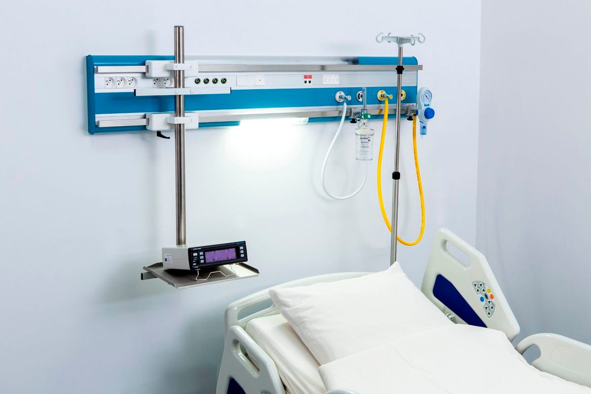 Bed head unit with light / horizontal MERYcare INMED-Karczewscy Sp. z o.o. Sp. k. Bed head unit with light / horizontal MERYcare INMED-Karczewscy Sp. z o.o. Sp. k.