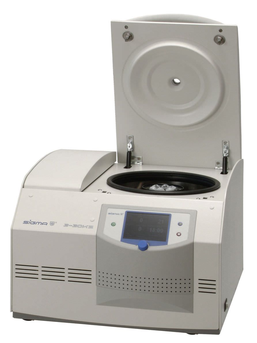 Laboratory centrifuge / high-speed / bench-top / heating max. 30000 rpm | Sigma 3-30KHS Sigma Laborzentrifugen GmbH