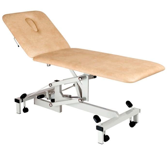 Electrical examination table / on casters / height-adjustable / 2-section 502 Plinth 2000