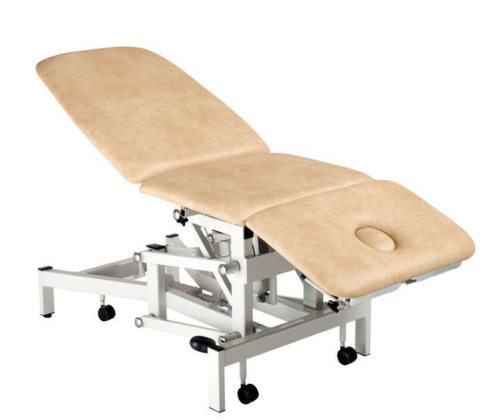 Electrical examination table / height-adjustable / on casters / 3-section 93E Plinth 2000