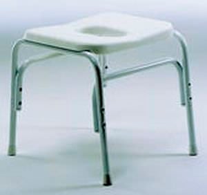 Height-adjustable shower stool / with cutout seat 902 GIRALDIN G. & C.