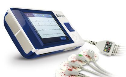 ECG patient monitor / handheld / Bluetooth TD-2202 TaiDoc Technology