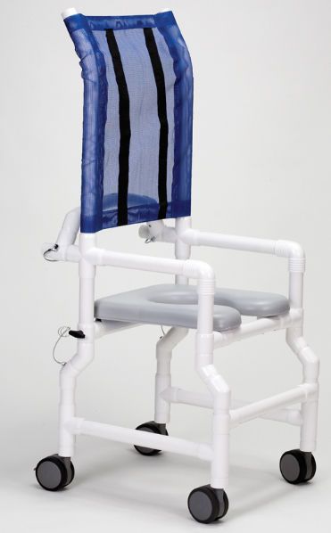 Shower chair / with bucket / on casters 5015 Columbia medica