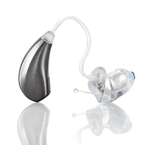 Mini behind the ear, receiver hearing aid in the canal (mini RITE) Xino™ Starkey Laboratories