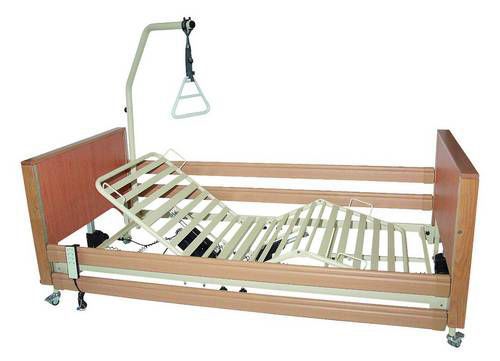 Nursing home bed / electrical / ultra-low / height-adjustable ECOFIT PLUS LOW TEKVOR CARE