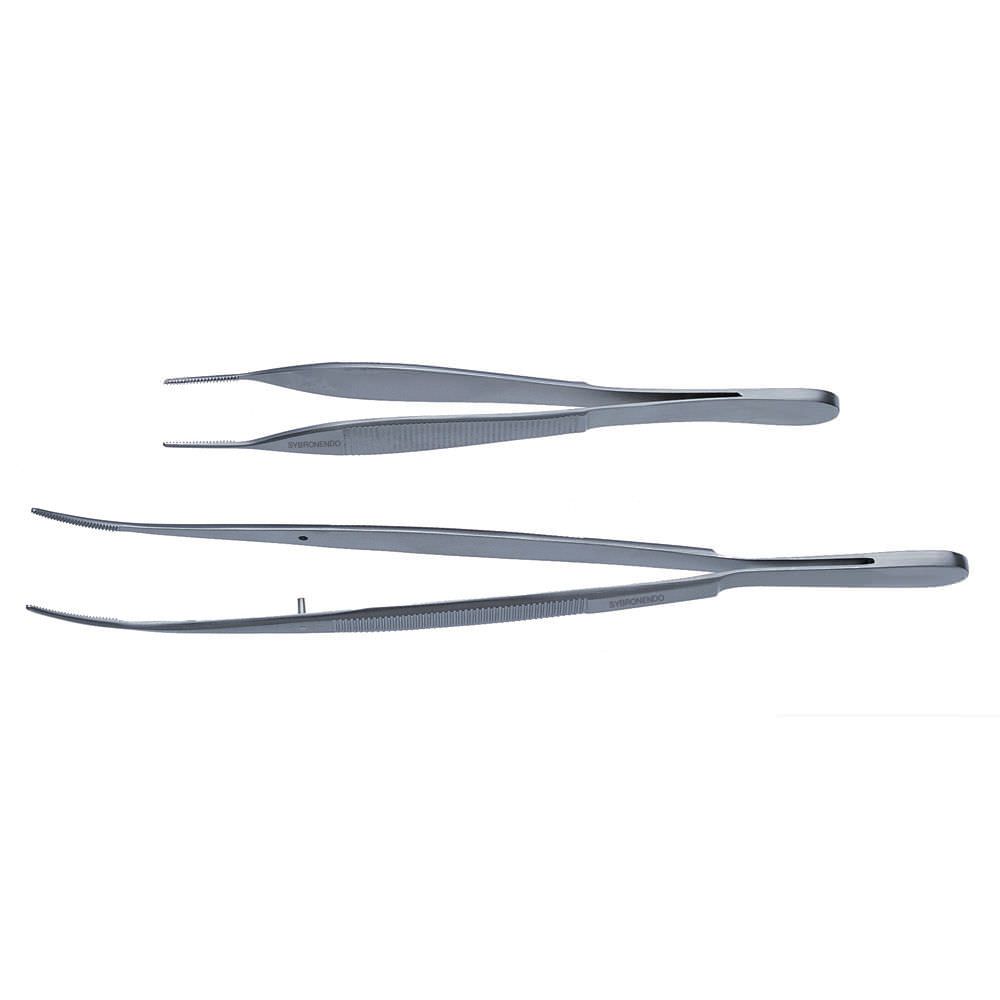 Curved dental surgical tweezers 975-0002 SybronEndo