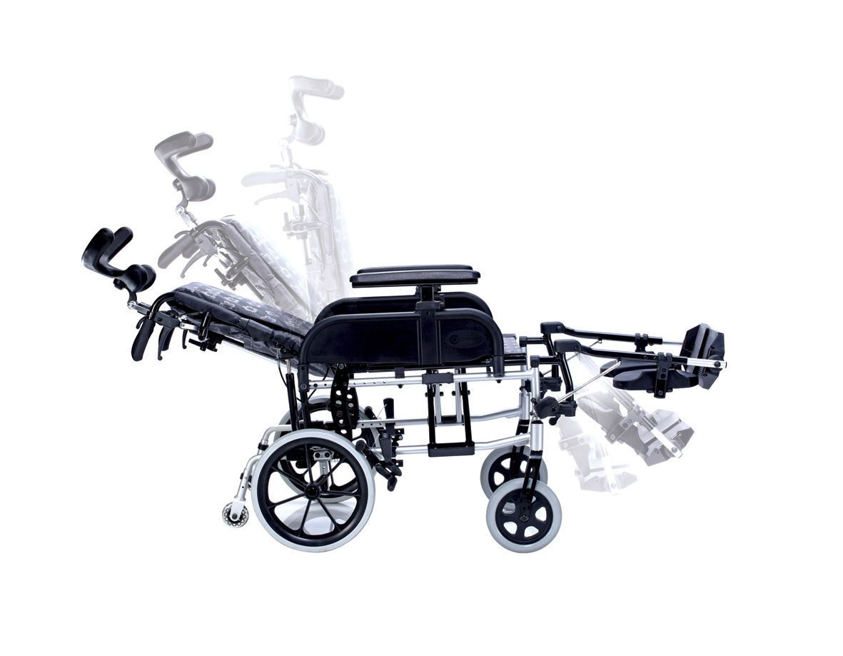 Passive wheelchair / reclining / with legrest / with headrest CT-7777 Comfort orthopedic
