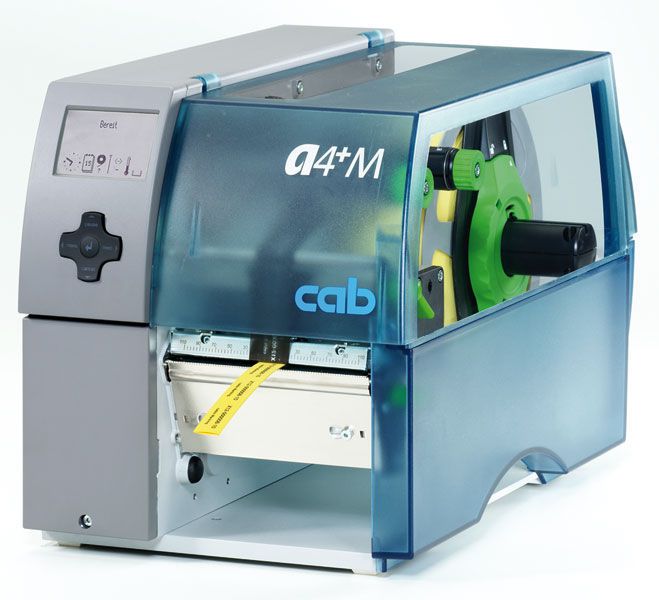 Label printer / center-aligned A4+M cab Produkttechnik