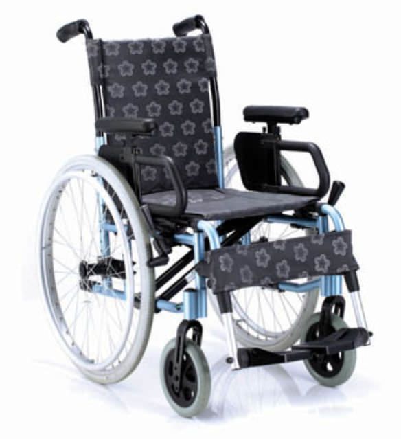 Passive wheelchair / folding / height-adjustable / with legrest GLORY Comfort orthopedic