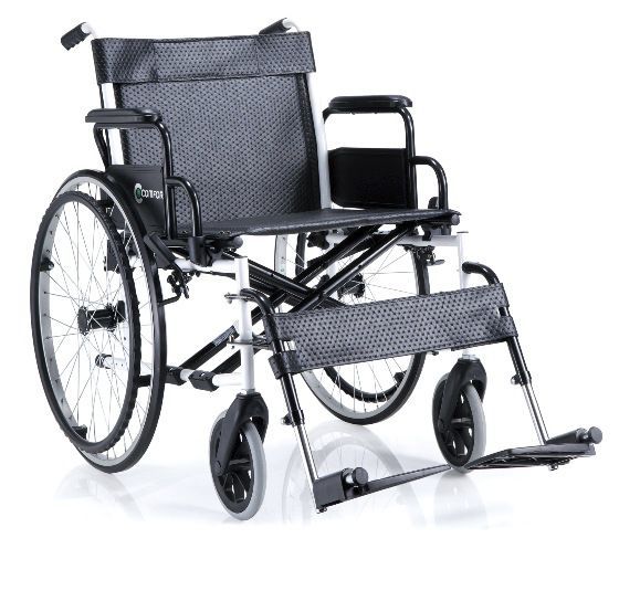 Passive wheelchair / folding / with legrest / bariatric K9-BARIATRIC Comfort orthopedic