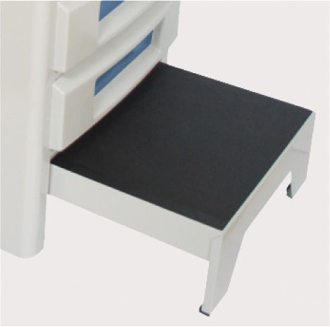 Fixed examination table / 2-section / with storage unit Stance Healthcare