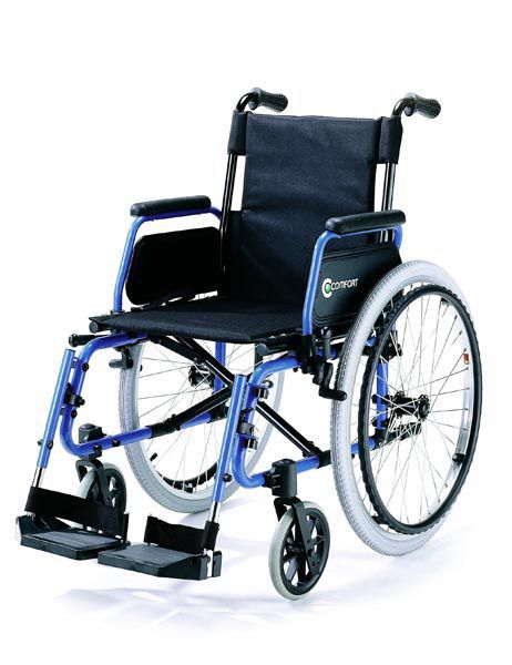 Passive wheelchair / folding / with legrest SL-7100A-24 Comfort orthopedic