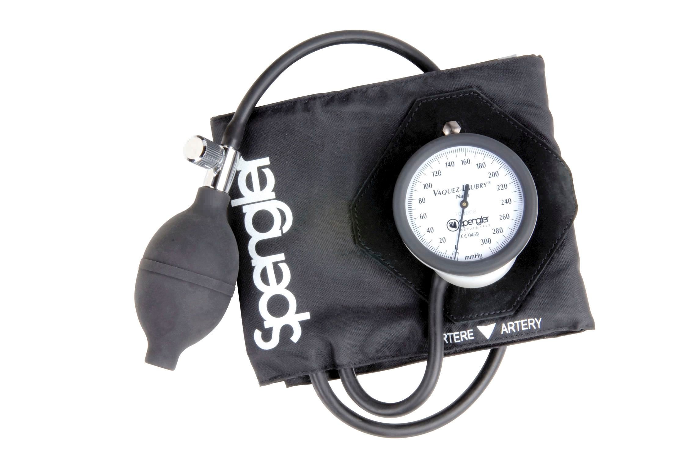 Cuff-mounted sphygmomanometer 0 - 300 mmHg | Vaquez-Laubry® Nano Spengler SAS
