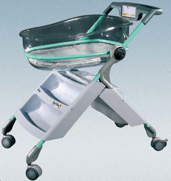 Transparent hospital baby bassinet OVAL BABY TSE spol. s r.o.