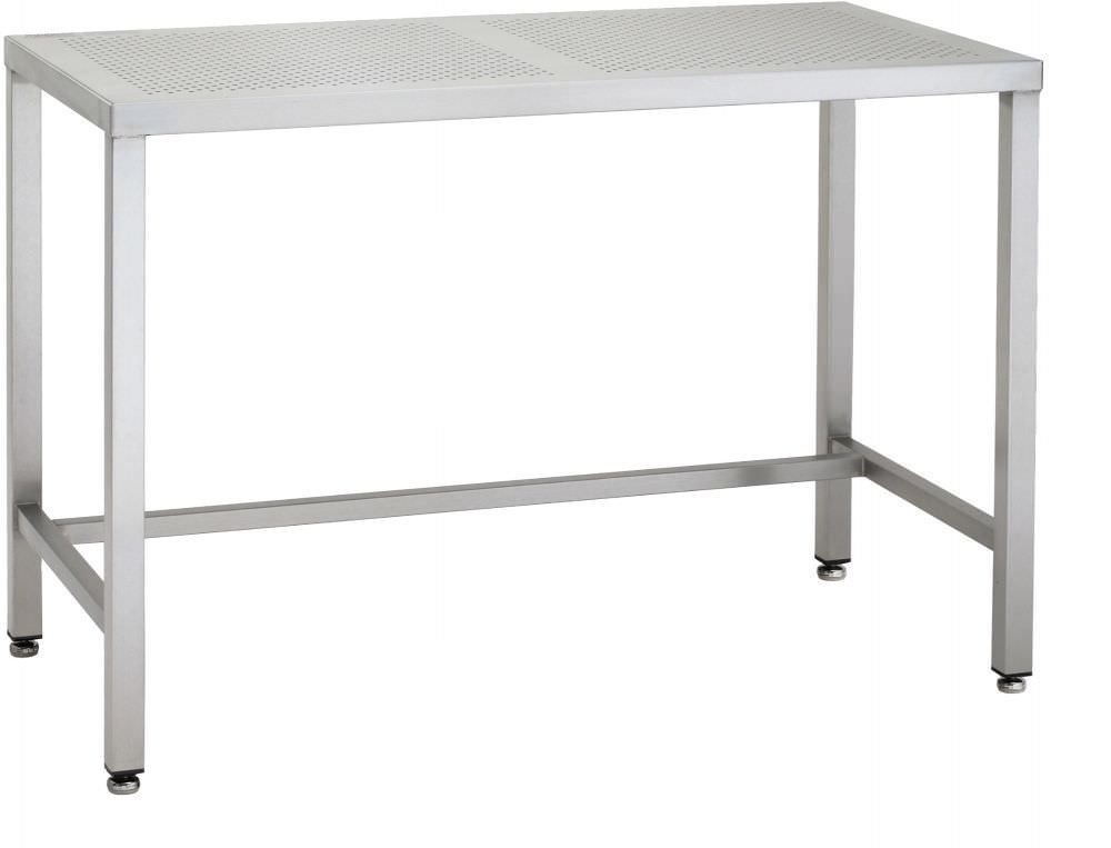 Work table / rectangular / stainless steel W/TSSP TEKNOMEK