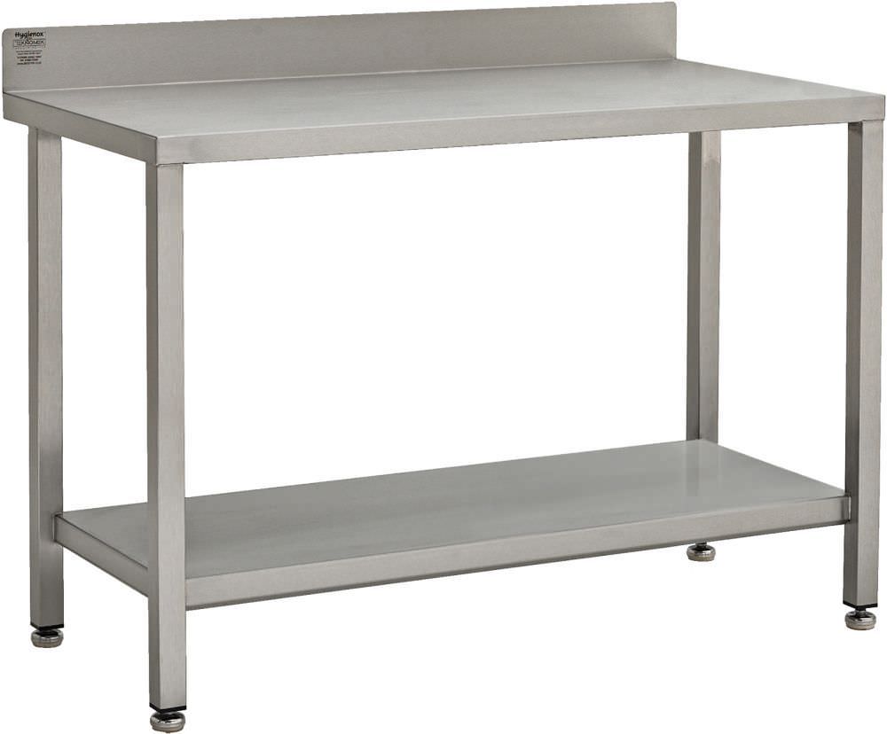 Work table / rectangular / stainless steel W/TSSUB TEKNOMEK