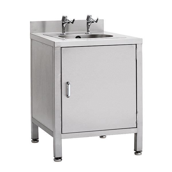 Stainless steel sink / furniture-mounted / 1-station CBS600X600 TEKNOMEK