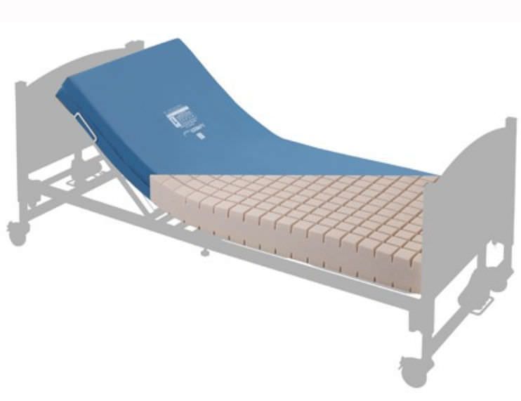 Hospital bed mattress / anti-decubitus / foam / waffled MAT/SOFT/CON Sidhil