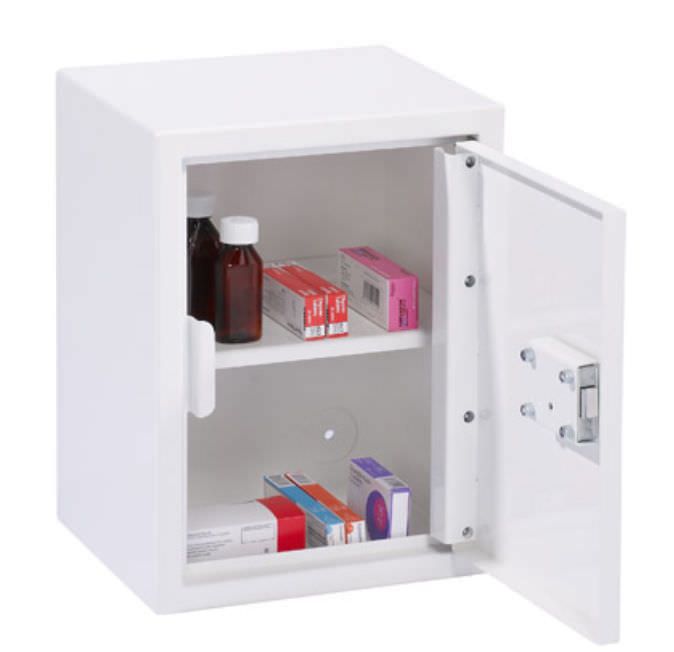 Safety cabinet / medicine / with shelf / 1-door CDC1009W Sidhil