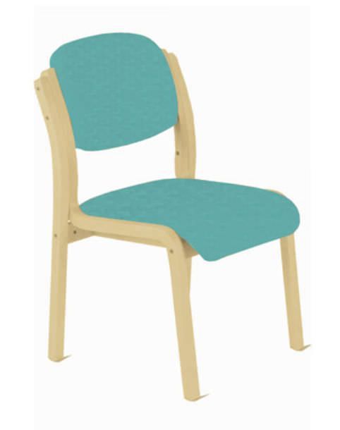 Office chair / for waiting room / with backrest SEAT/W/(COLOUR) Sidhil
