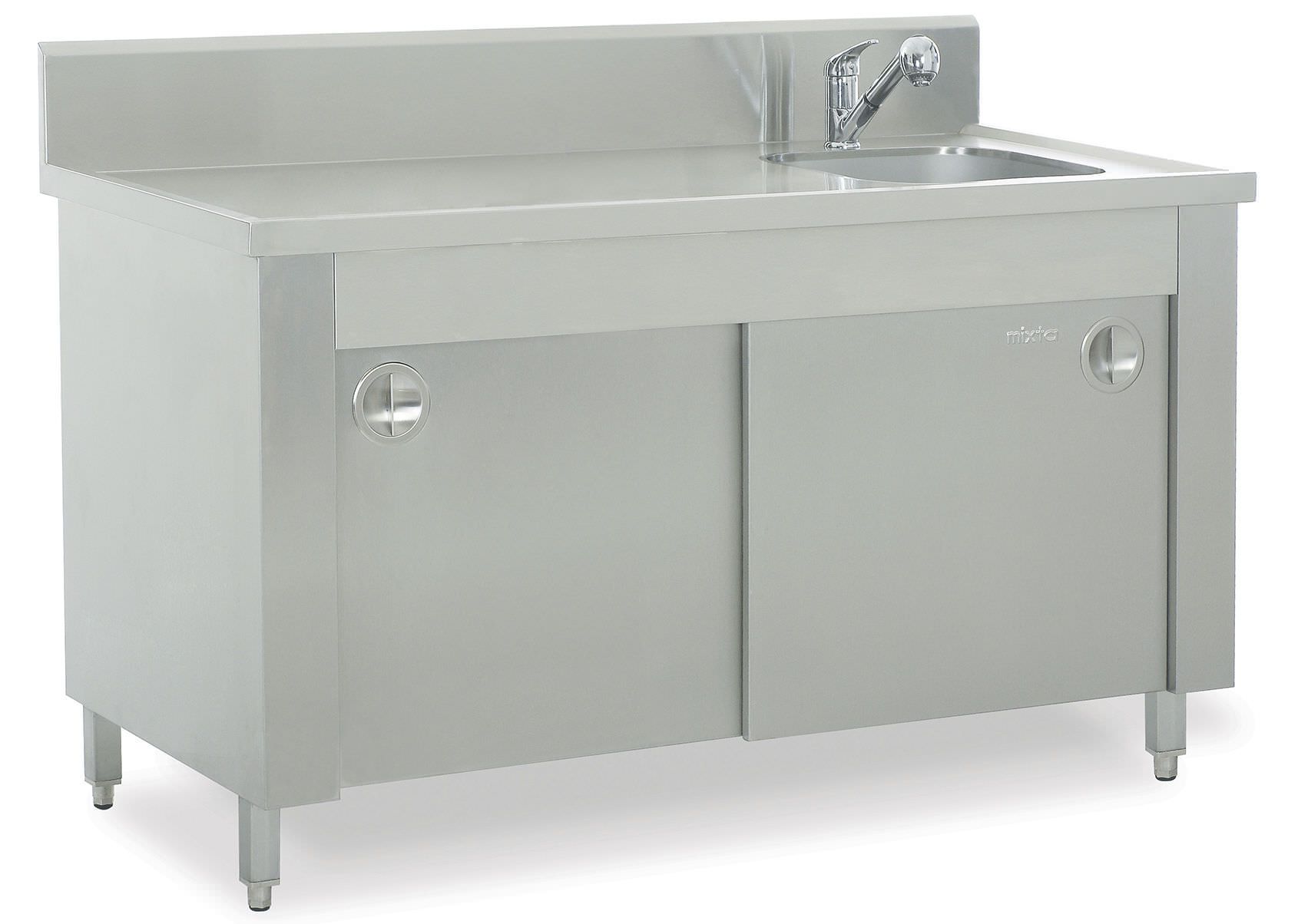 Changing table / with bath MBE 1060 MIXTA STAINLESS STEEL HOSPITAL EQUIPMENTS