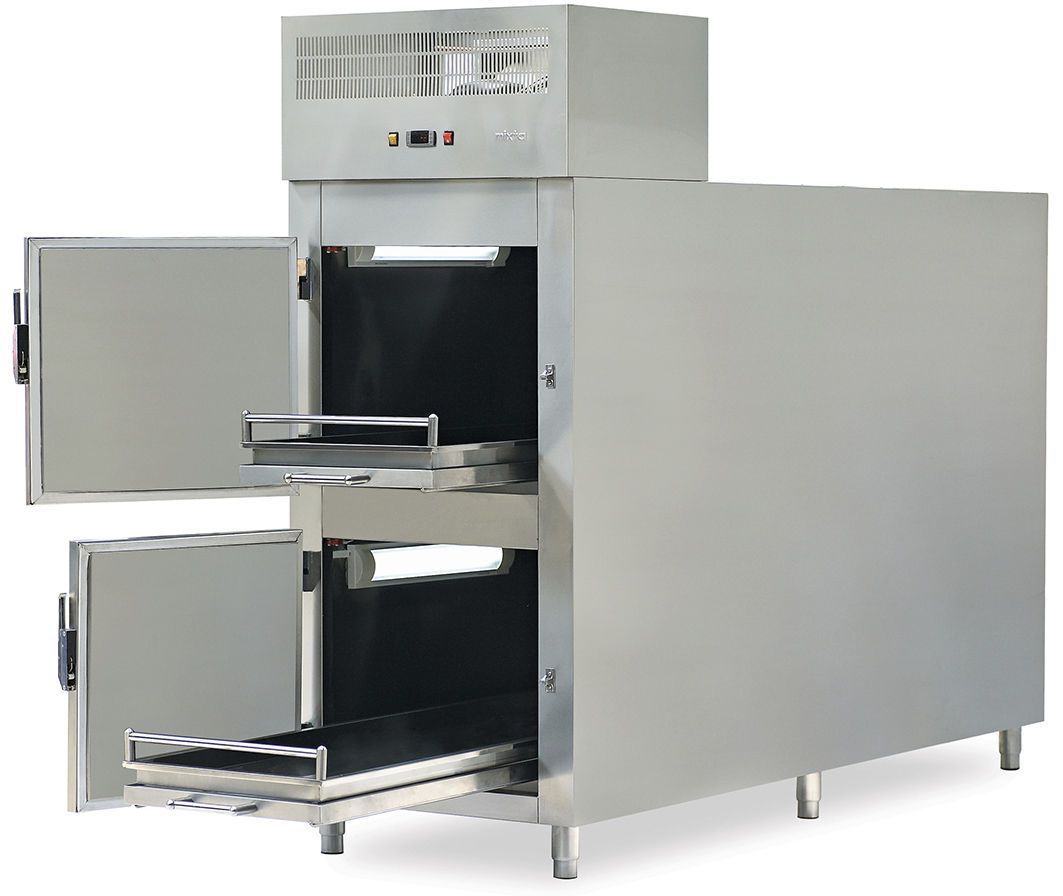 Front-loading refrigerated mortuary cabinet / 2-body MMC 2000 MIXTA STAINLESS STEEL HOSPITAL EQUIPMENTS