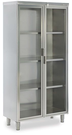 Medical instrument cabinet MID 2080 MIXTA STAINLESS STEEL HOSPITAL EQUIPMENTS