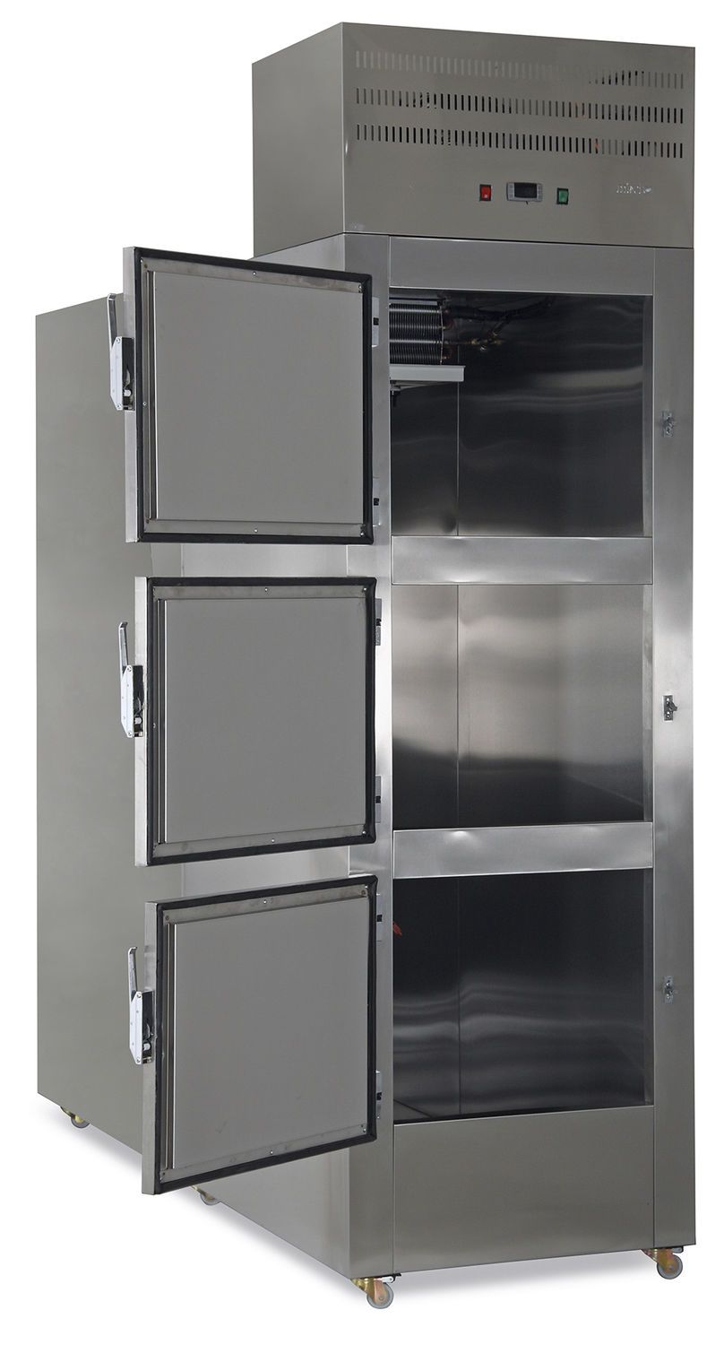 Front-loading refrigerated mortuary cabinet / 3-body MMC 3000 MIXTA STAINLESS STEEL HOSPITAL EQUIPMENTS