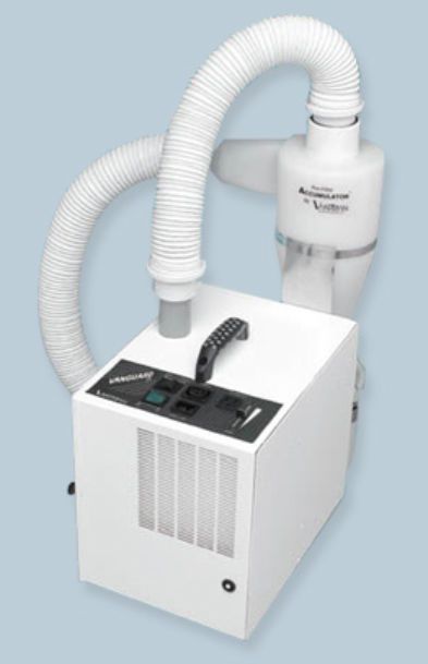 Dental laboratory dust suction unit / 1-workstation Vanguard Platinum 2X - 10331 Vaniman