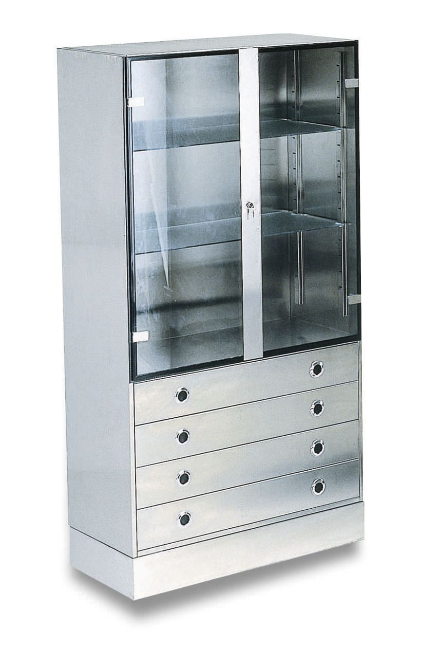 Medical cabinet / operating room / stainless steel galeno_1204-A PICOMED