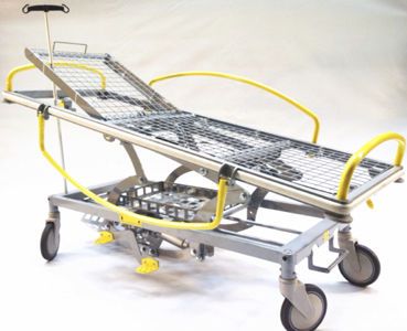 Emergency stretcher trolley / height-adjustable / mechanical / 2-section galeno_TEC01/2010 PICOMED