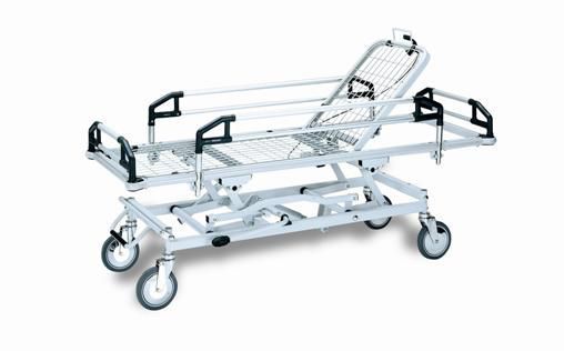 Emergency stretcher trolley / height-adjustable / mechanical / 2-section galeno_2489-7 PICOMED