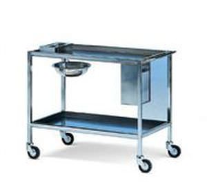Dressing trolley / stainless steel / 2-tray galeno_2477 PICOMED