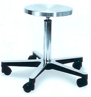 Medical stool / on casters / height-adjustable / stainless steel 5017 C.B.M.