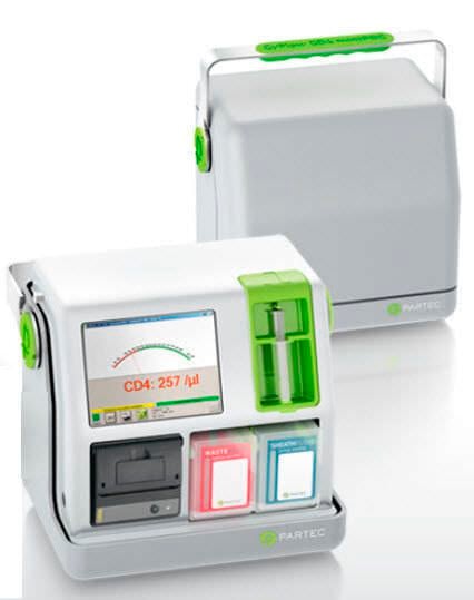 CD4 cytometer / flow / portable / bench-top CyFlow® miniPOC Sysmex Partec GmbH