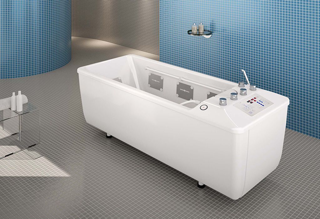 Whole body water massage bathtub / with galvanic therapy electrodes Wörishofen, Boppard Trautwein