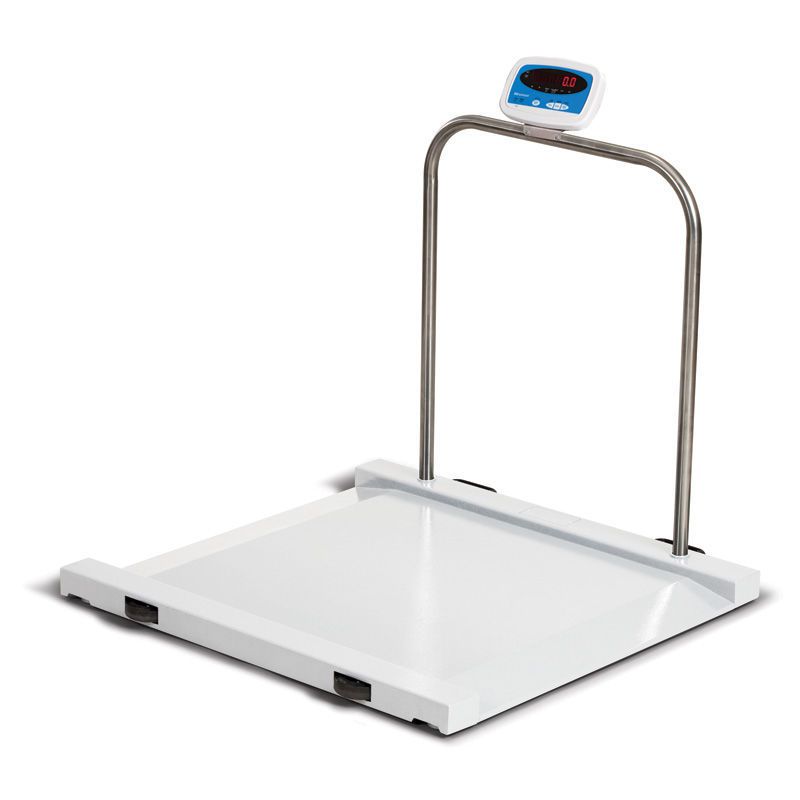 Electronic patient weighing scale / with safety handrail MS1000 Brecknell
