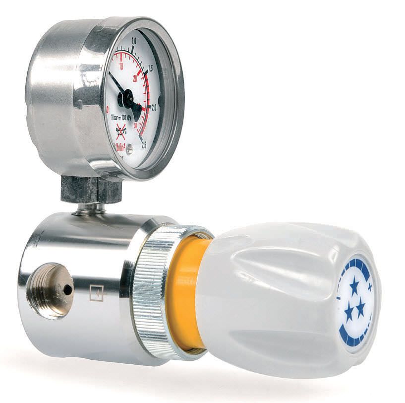 Gas pressure regulator / laboratory 20 bar, 1 Nm3/h | S 20 AD CEODEUX MEDITEC