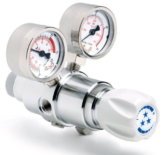 Gas pressure regulator / dual-stage / high-pressure / laboratory 200 - 300 bar, 1.5 - 75 Nm3/h | DC 280, DC 380 series CEODEUX MEDITEC