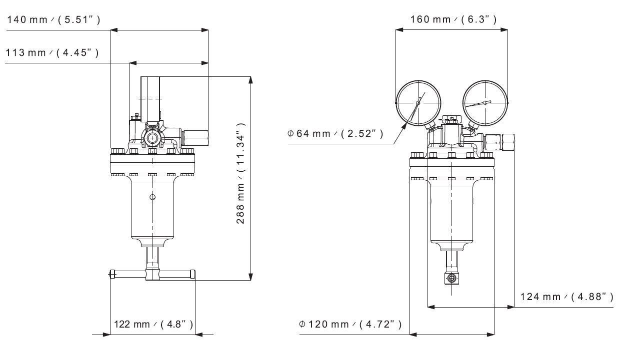 Medical gas pressure regulator / high-pressure DM200 TGD CEODEUX MEDITEC