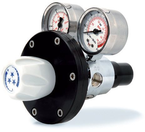 Gas pressure regulator / dual-stage / high-pressure / laboratory 300 bar, 0.5 Nm3/h | D 235-0.1 series CEODEUX MEDITEC